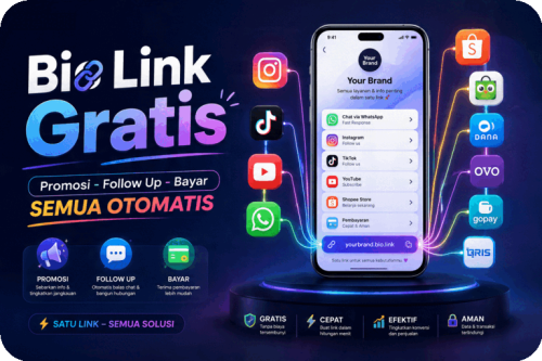 Free Bio Link: Solusi Praktis Kumpulkan Semua Tautan di Media Sosial