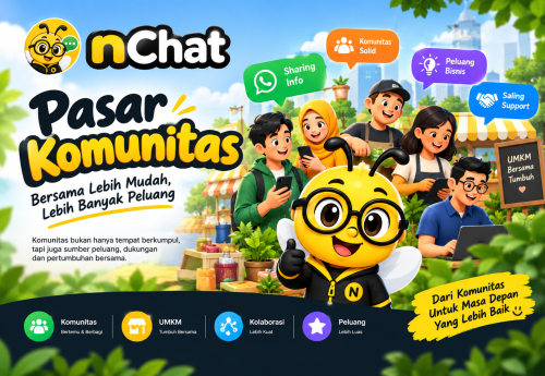 Pasar Komunitas nChat — Ekonomi Digital dari Komunitas untuk Komunitas